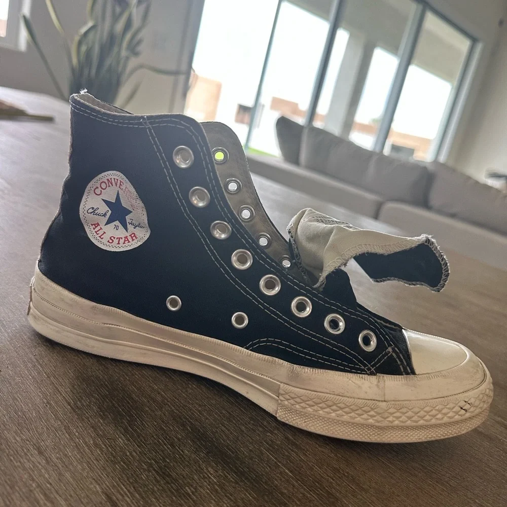 Converse x Comme des Garçons Play Chuck 70 High-Top Sneakers